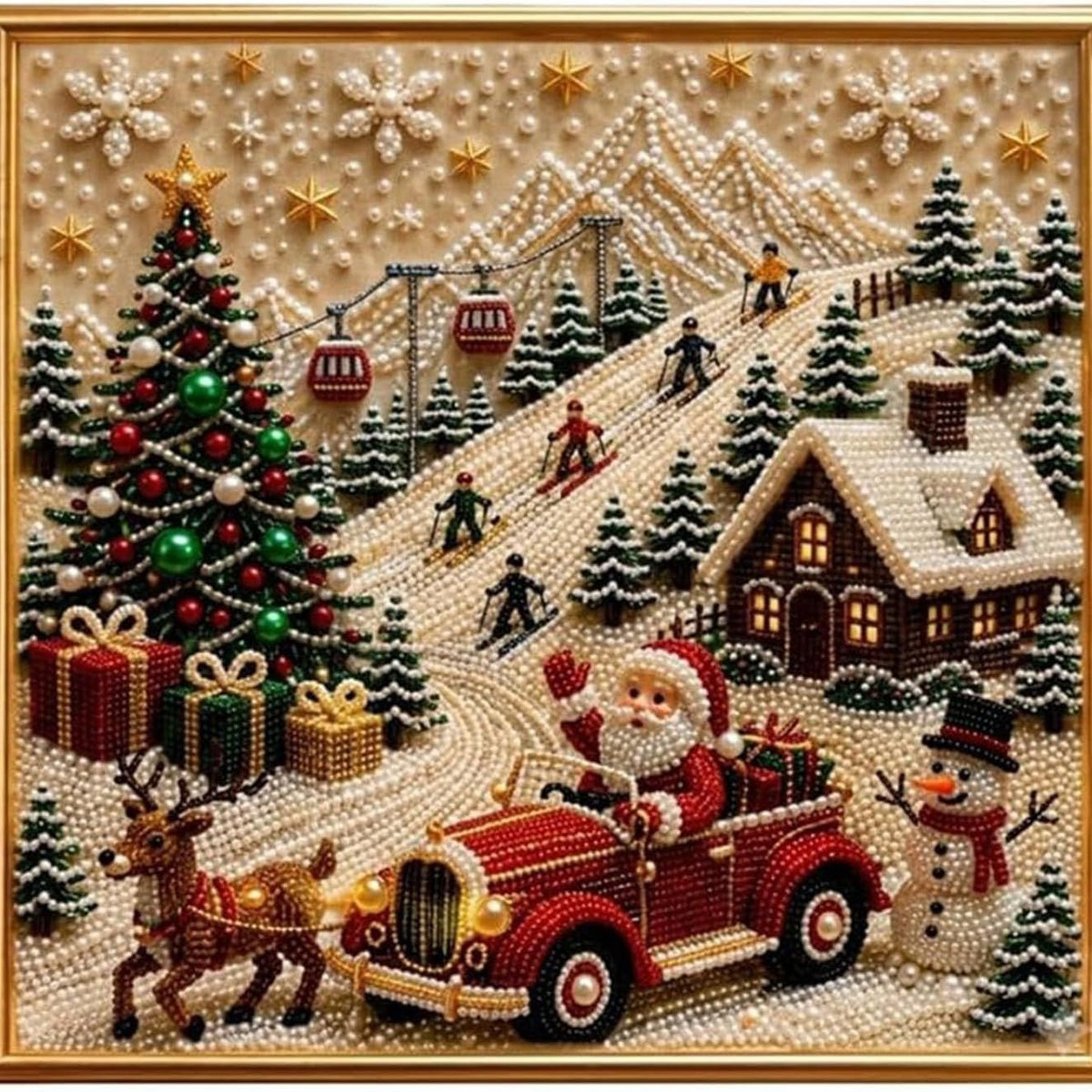 Christmas Beaded Art Kit