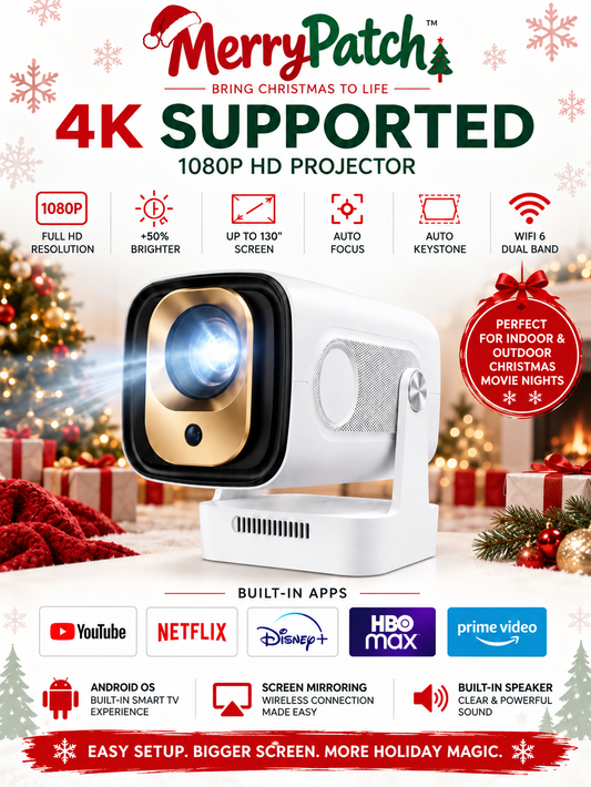 Our MerryPatch Projector