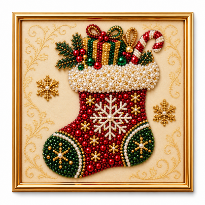 Christmas Beaded Art Kit